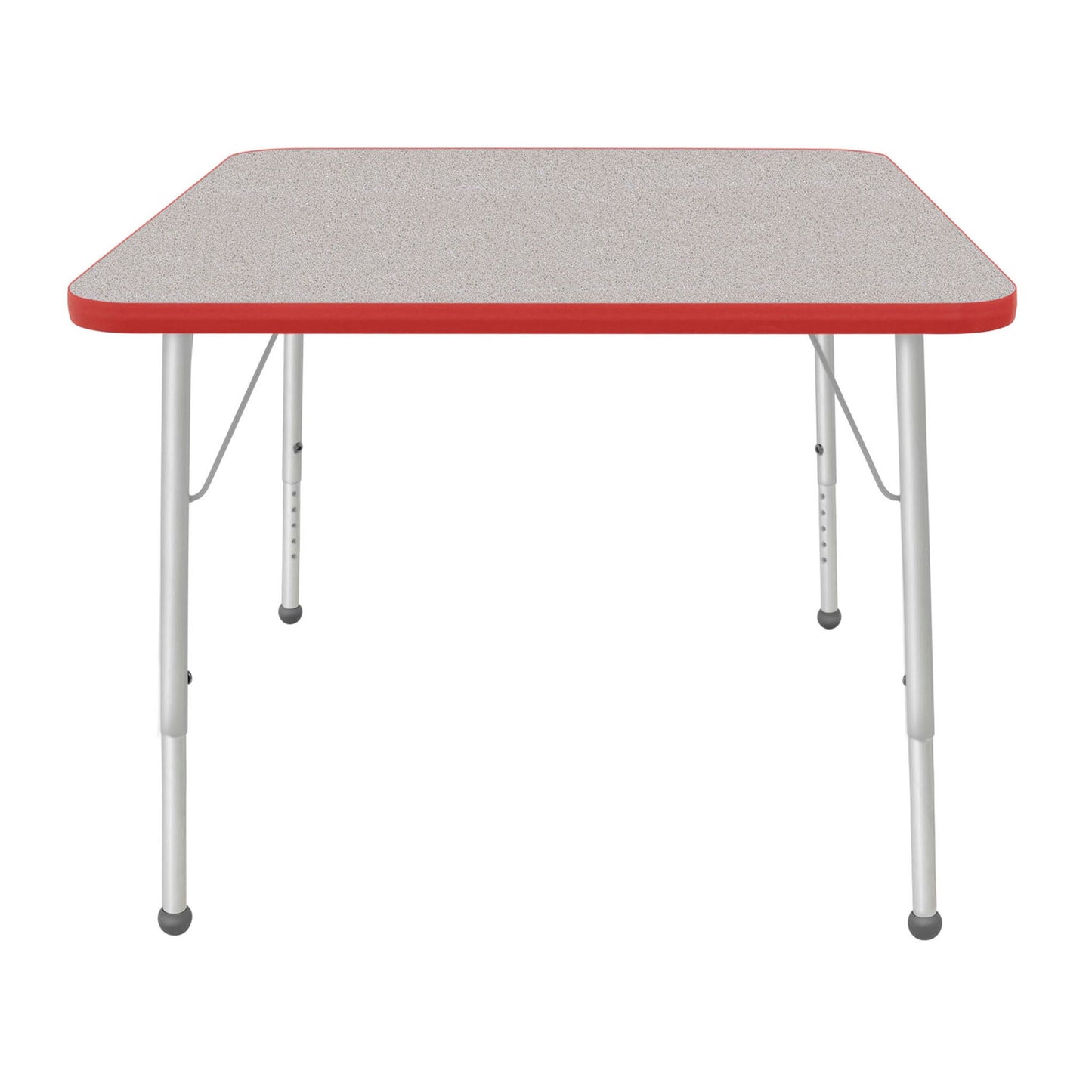 Mahar Creative Colors Square Activity Table Preschool Height Adjustable Legs 36"W x 36"D x 17" - 25"H (MHR-36SQLO)