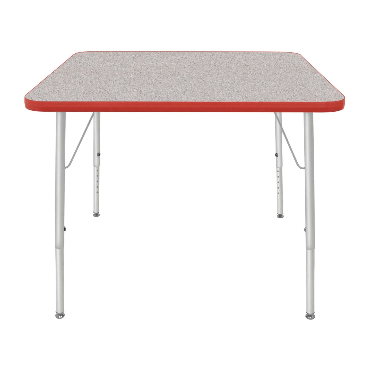 Mahar Creative Colors Square Activity Table Preschool Height Adjustable Legs 36"W x 36"D x 17" - 25"H (MHR-36SQLO)