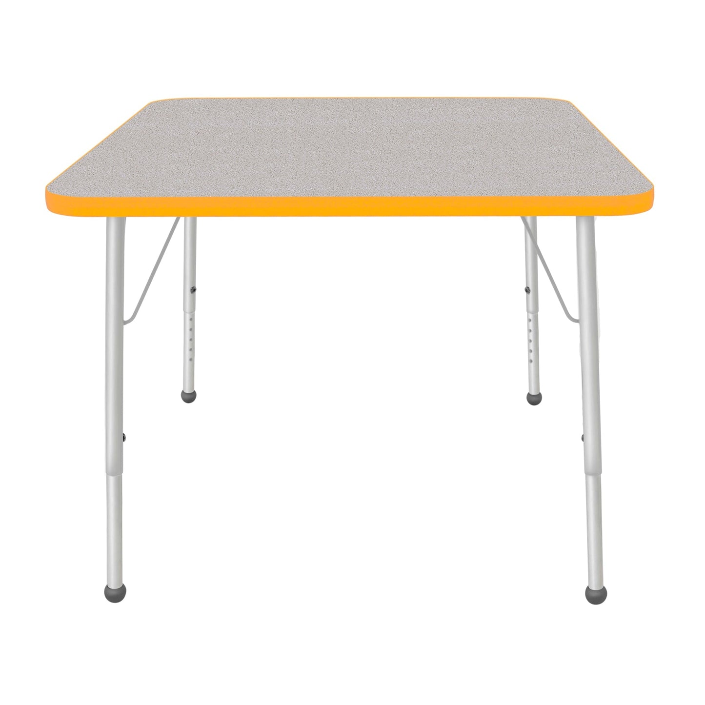 Mahar Creative Colors Square Activity Table Preschool Height Adjustable Legs 36"W x 36"D x 17" - 25"H (MHR-36SQLO)