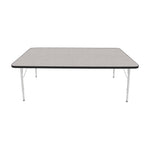 Mahar Creative Colors Large Rectangle Activity Table Preschool Height Adjustable Legs 72