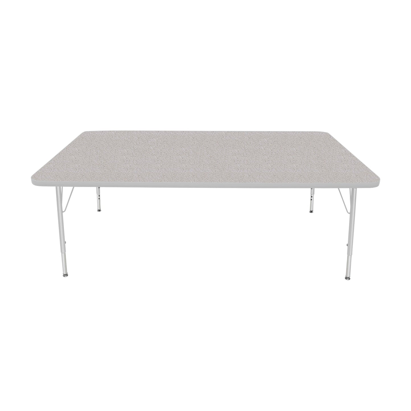 Mahar Creative Colors Large Rectangle Activity Table Preschool Height Adjustable Legs 72"W x 42"D x 17" - 25"H (MHR-4272LO)