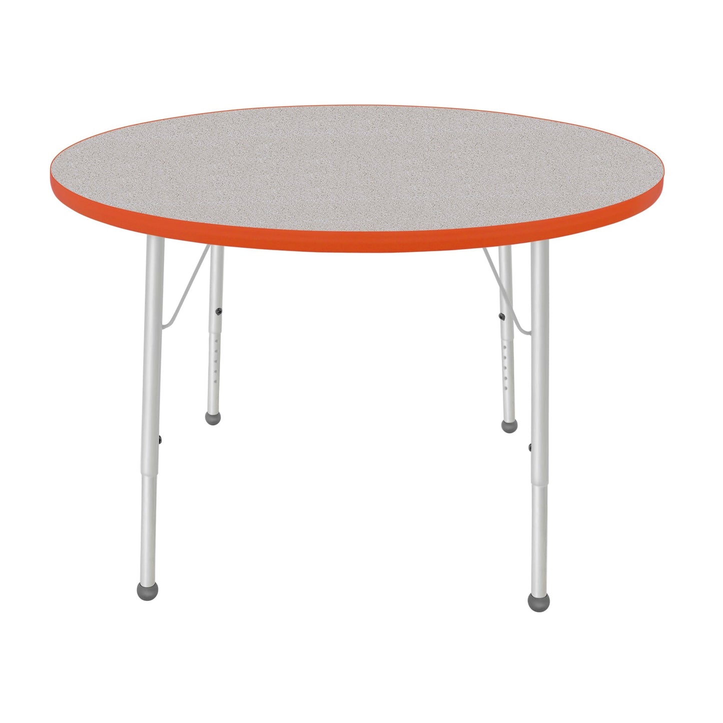 Mahar Creative Colors Round Activity Table Preschool Height Adjustable Legs 42"Dia x 17" - 25"H (MHR-42RNLO)