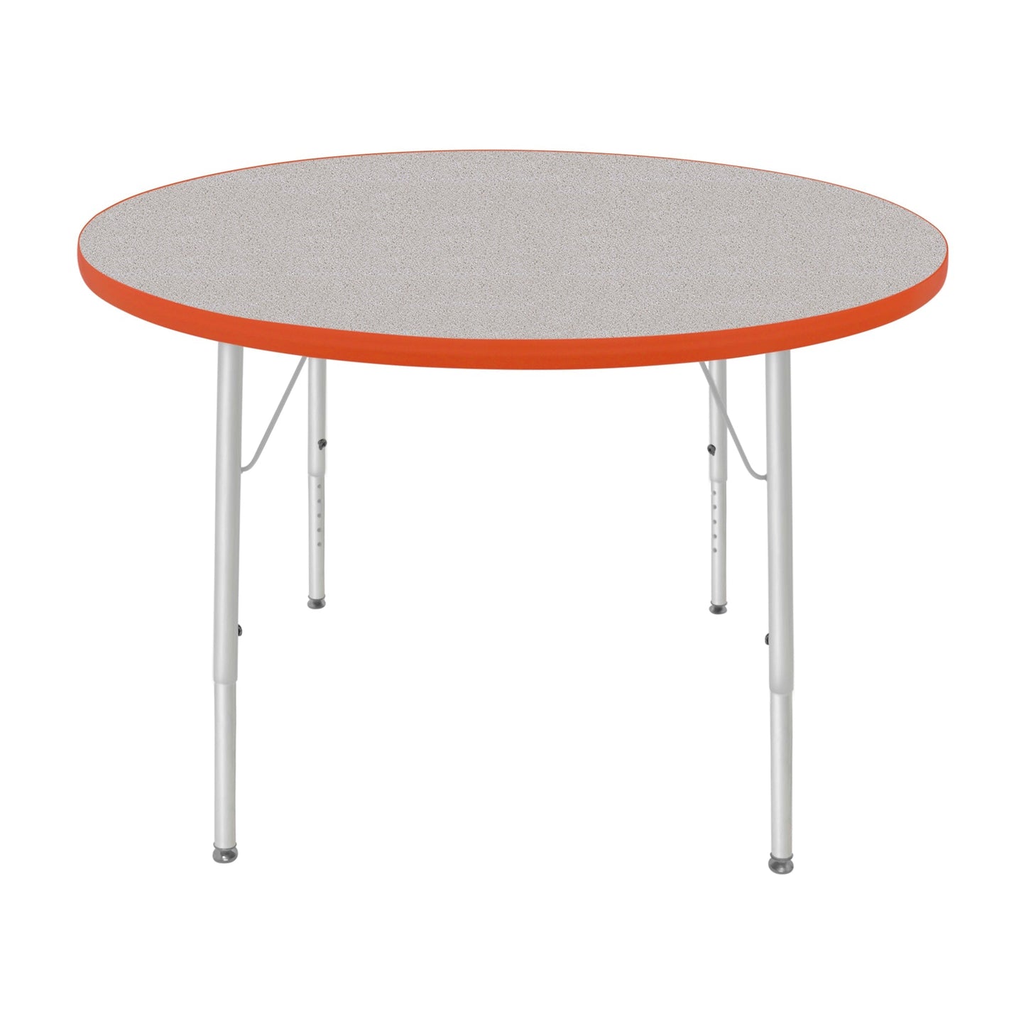 Mahar Creative Colors Round Activity Table Preschool Height Adjustable Legs 42"Dia x 17" - 25"H (MHR-42RNLO)