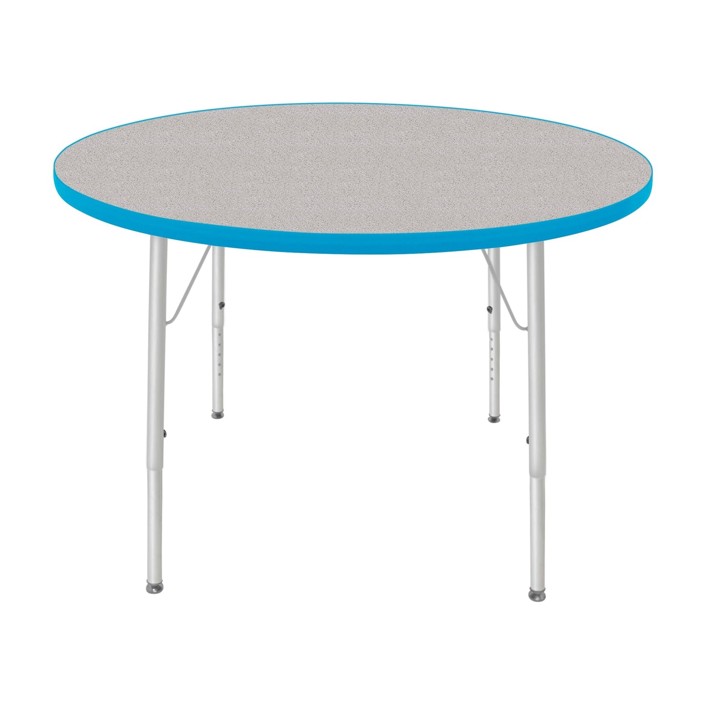 Mahar Creative Colors Round Activity Table Preschool Height Adjustable Legs 42"Dia x 17" - 25"H (MHR-42RNLO)