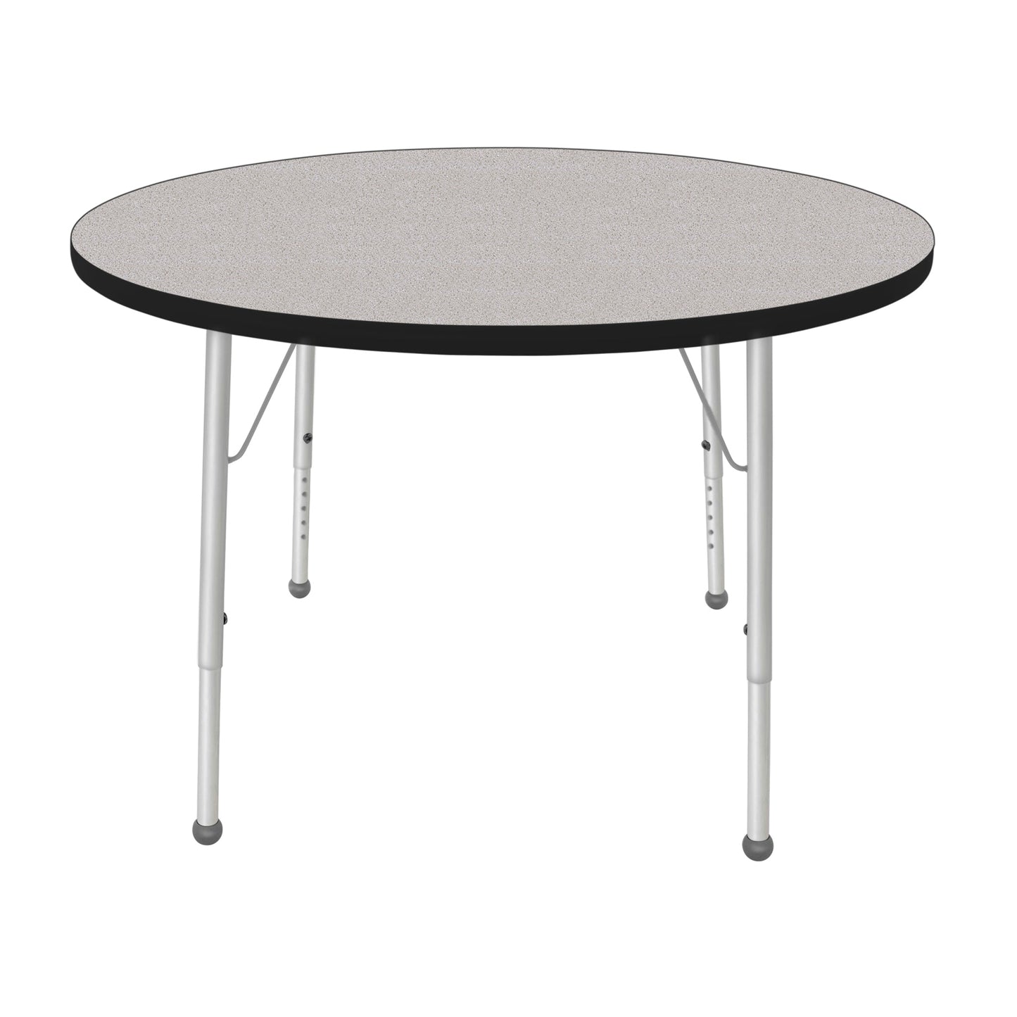 Mahar Creative Colors Round Activity Table Preschool Height Adjustable Legs 42"Dia x 17" - 25"H (MHR-42RNLO)