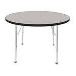 Mahar Creative Colors Round Activity Table Preschool Height Adjustable Legs 42