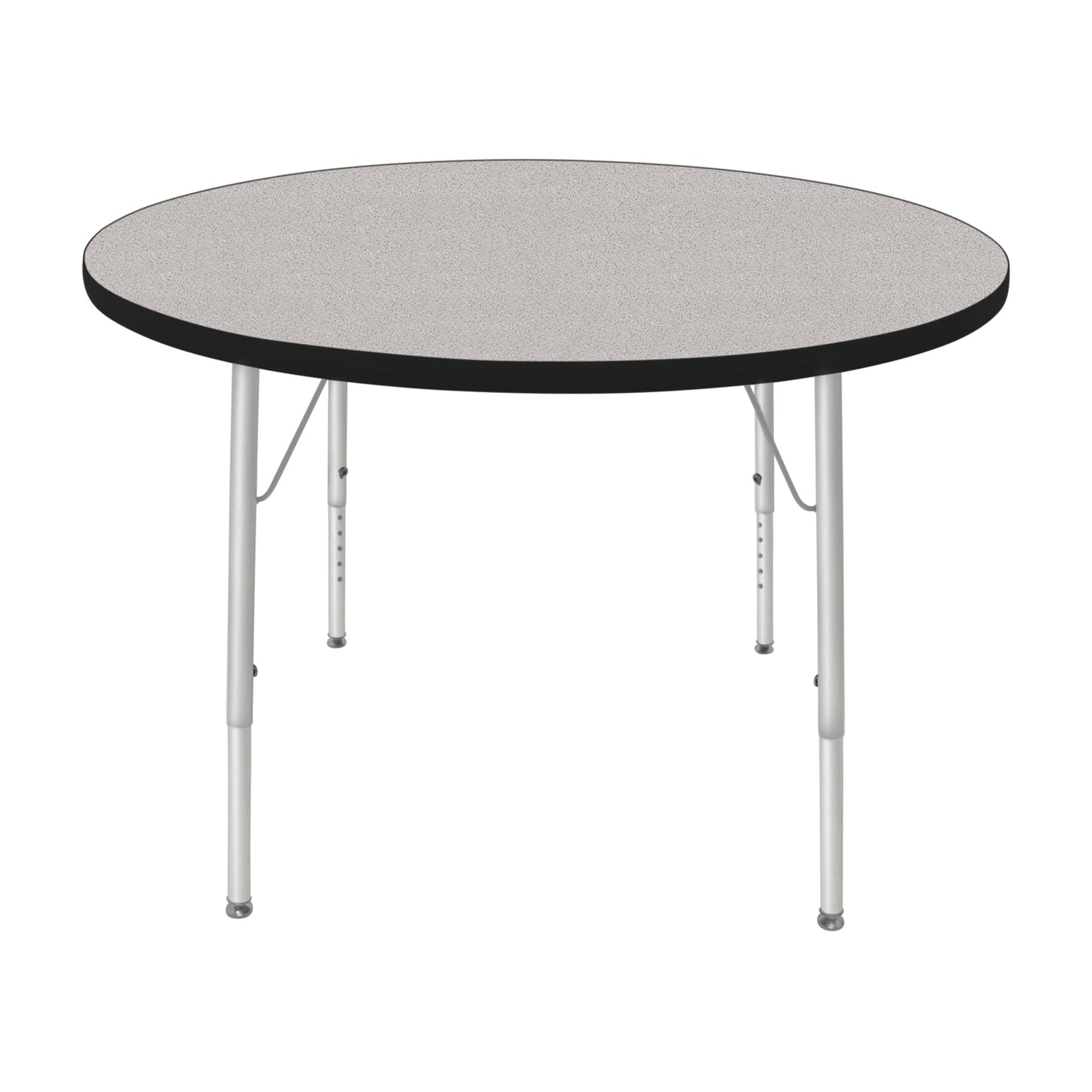 Mahar Creative Colors Round Activity Table Preschool Height Adjustable Legs 42"Dia x 17" - 25"H (MHR-42RNLO)