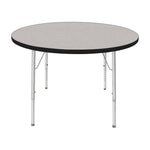 Mahar Creative Colors Round Activity Table Preschool Height Adjustable Legs 42