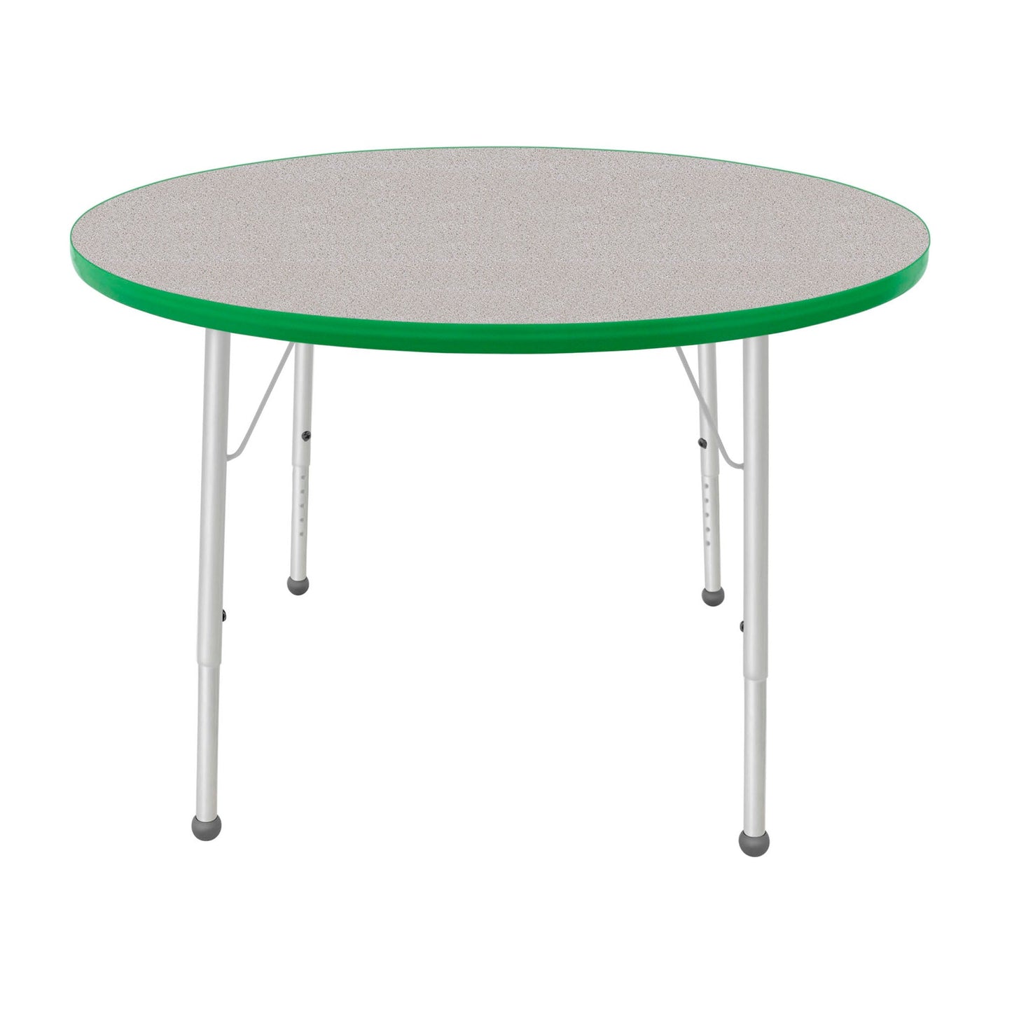 Mahar Creative Colors Round Activity Table Preschool Height Adjustable Legs 42"Dia x 17" - 25"H (MHR-42RNLO)