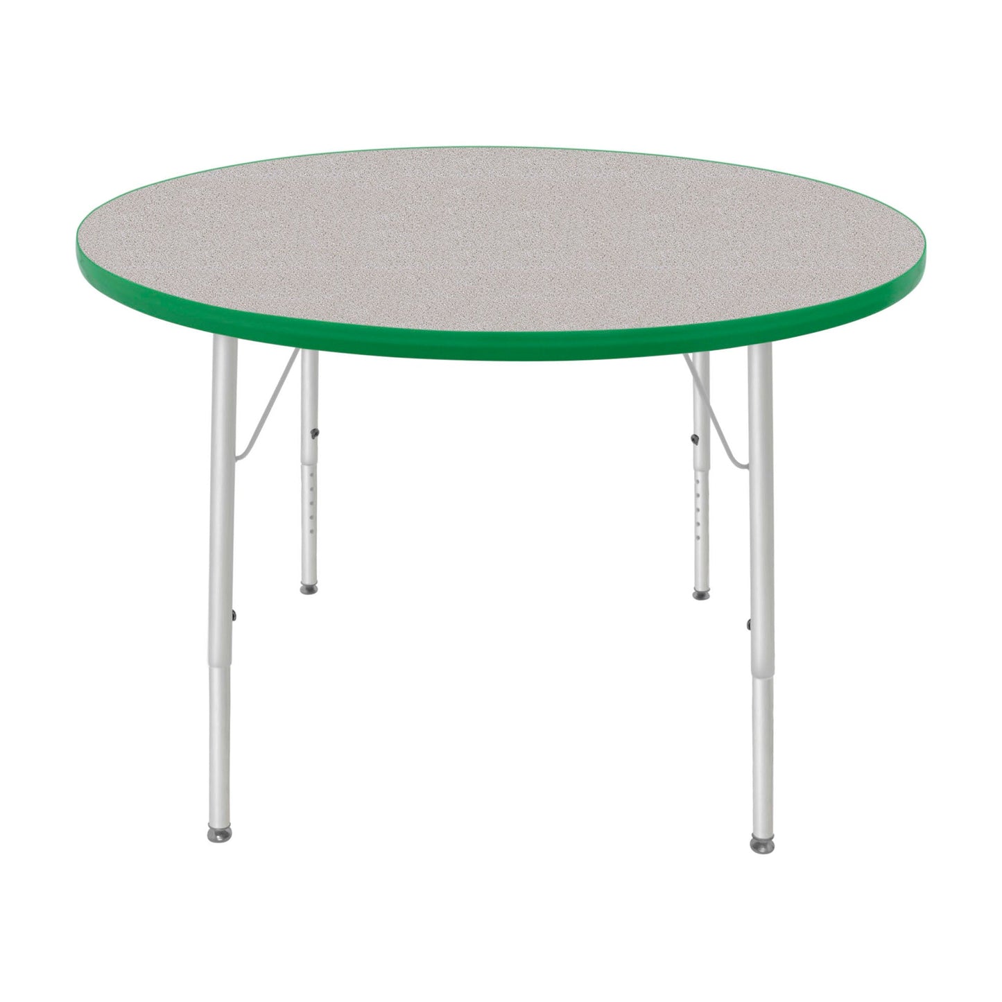 Mahar Creative Colors Round Activity Table Preschool Height Adjustable Legs 42"Dia x 17" - 25"H (MHR-42RNLO)
