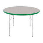 Mahar Creative Colors Round Activity Table Preschool Height Adjustable Legs 42
