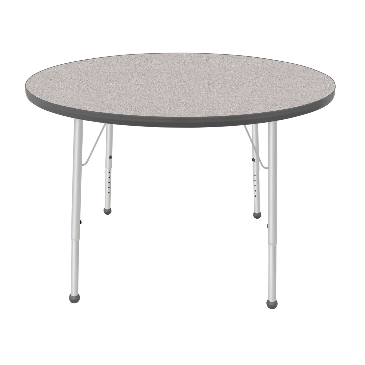 Mahar Creative Colors Round Activity Table Preschool Height Adjustable Legs 42"Dia x 17" - 25"H (MHR-42RNLO)