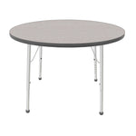 Mahar Creative Colors Round Activity Table Preschool Height Adjustable Legs 42