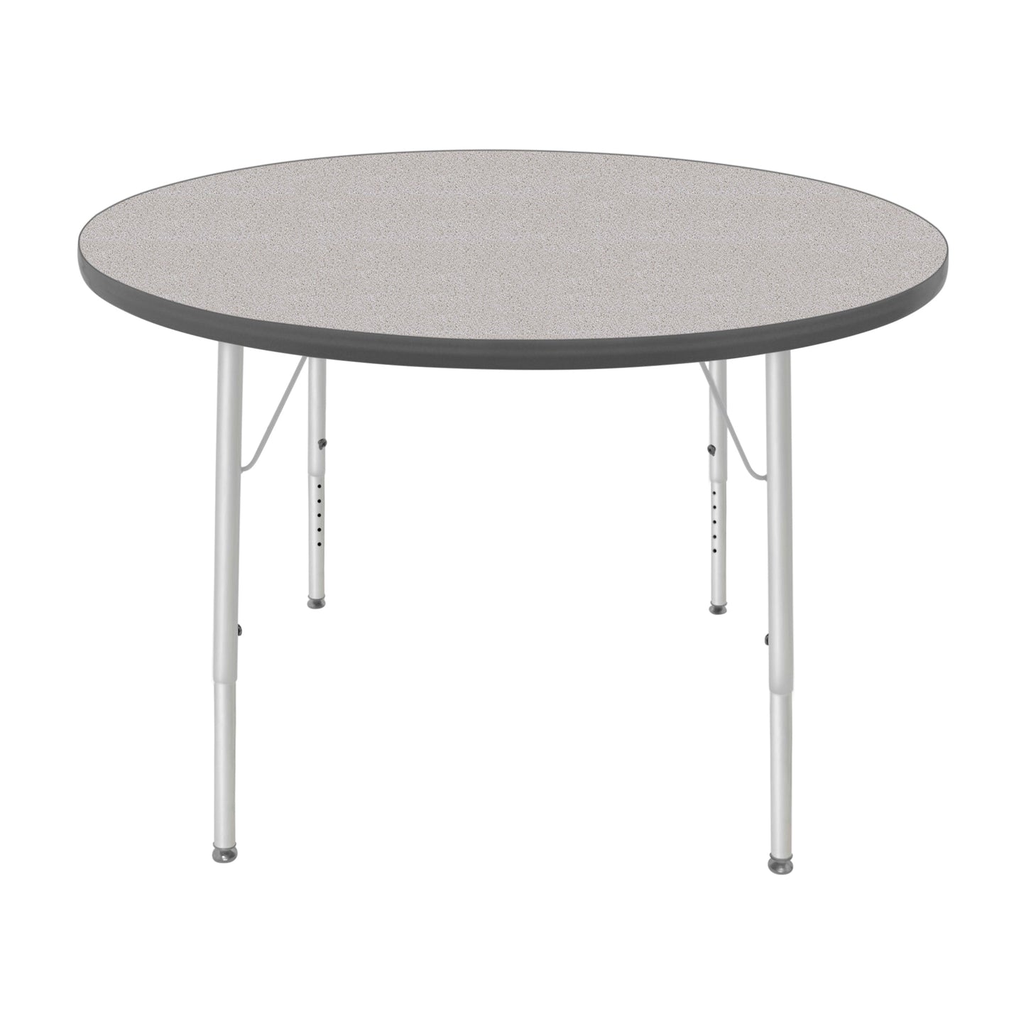 Mahar Creative Colors Round Activity Table Preschool Height Adjustable Legs 42"Dia x 17" - 25"H (MHR-42RNLO)