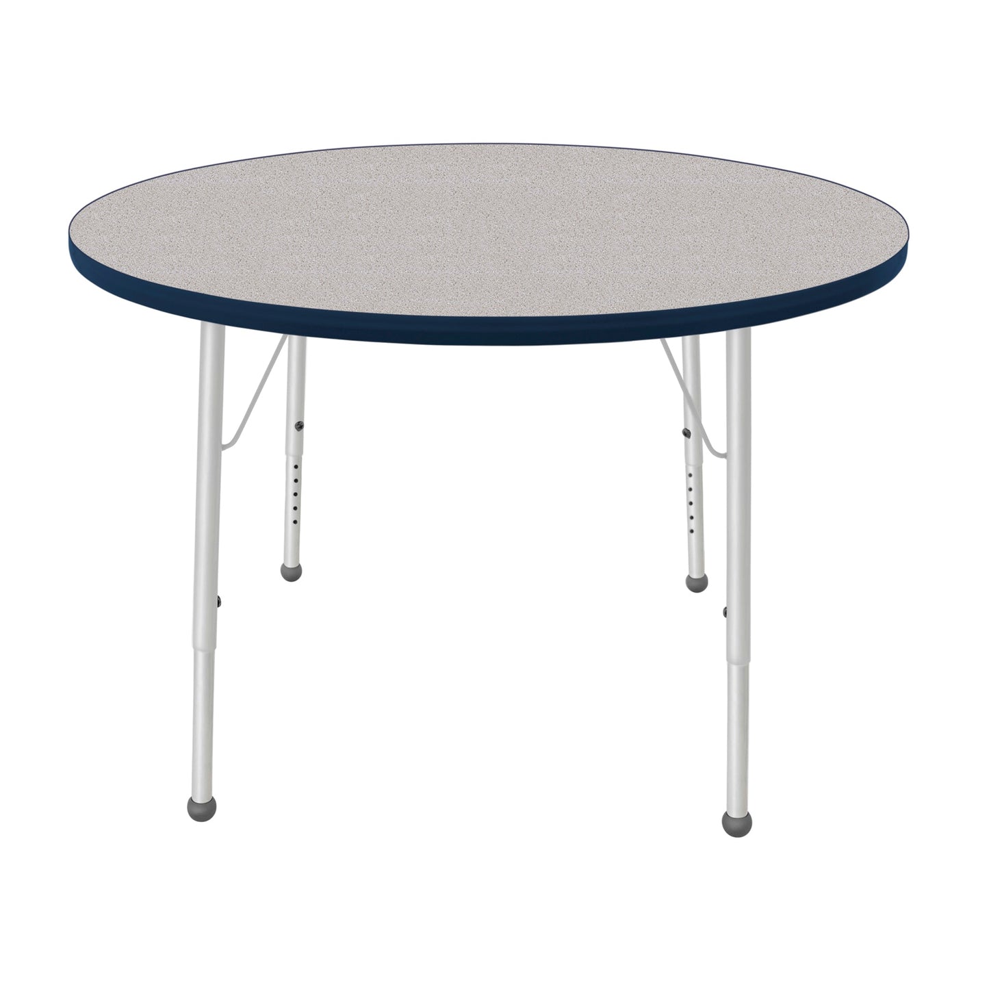 Mahar Creative Colors Round Activity Table Preschool Height Adjustable Legs 42"Dia x 17" - 25"H (MHR-42RNLO)