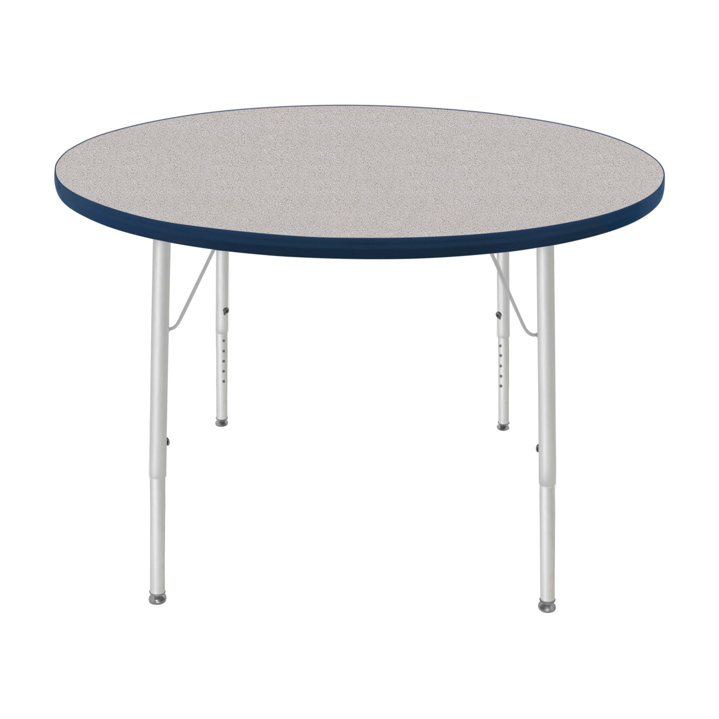 Mahar Creative Colors Round Activity Table Preschool Height Adjustable Legs 42"Dia x 17" - 25"H (MHR-42RNLO)