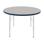 Mahar Creative Colors Round Activity Table Preschool Height Adjustable Legs 42