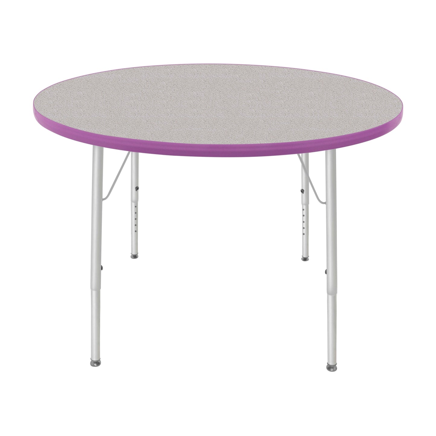 Mahar Creative Colors Round Activity Table Preschool Height Adjustable Legs 42"Dia x 17" - 25"H (MHR-42RNLO)