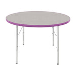 Mahar Creative Colors Round Activity Table Preschool Height Adjustable Legs 42