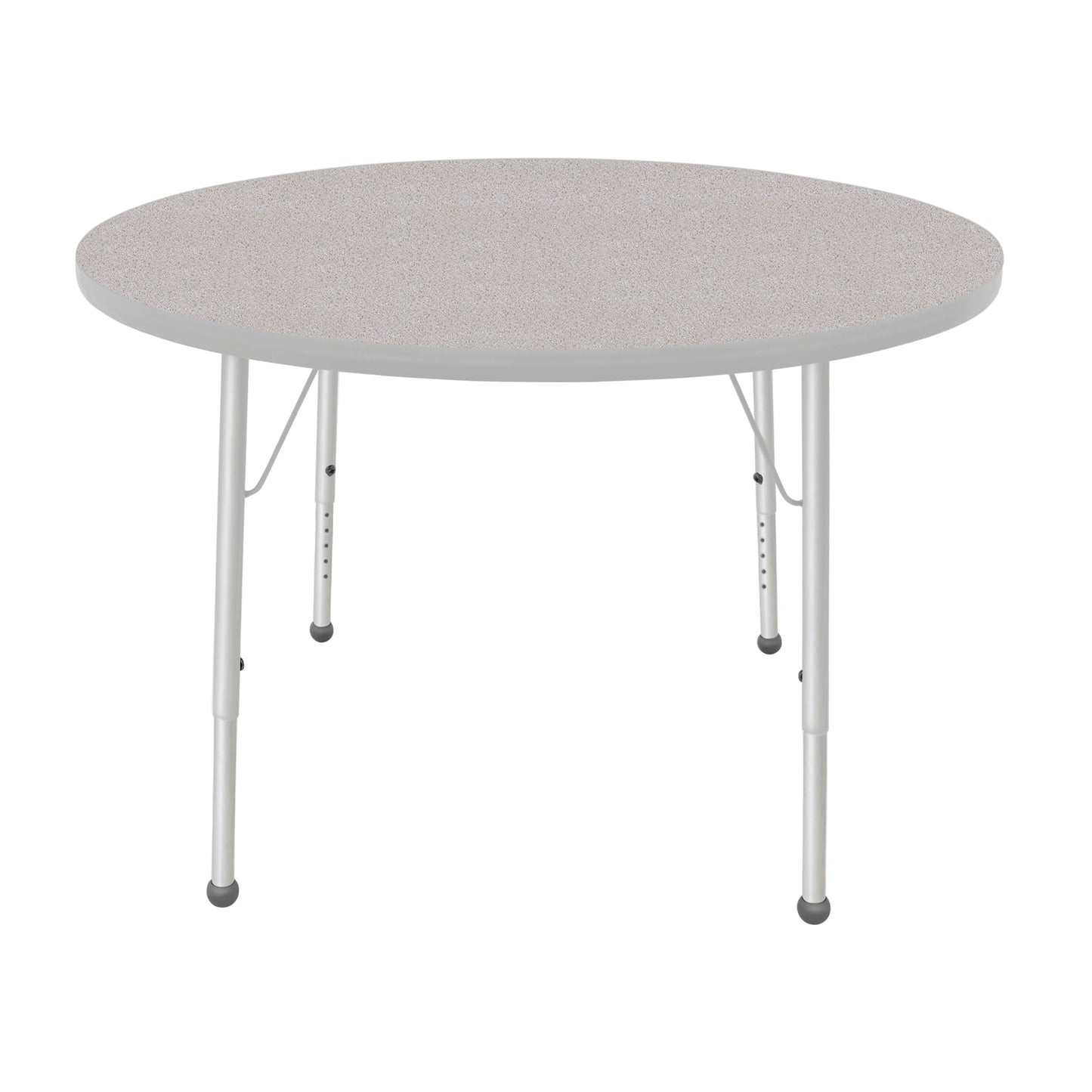 Mahar Creative Colors Round Activity Table Preschool Height Adjustable Legs 42"Dia x 17" - 25"H (MHR-42RNLO)