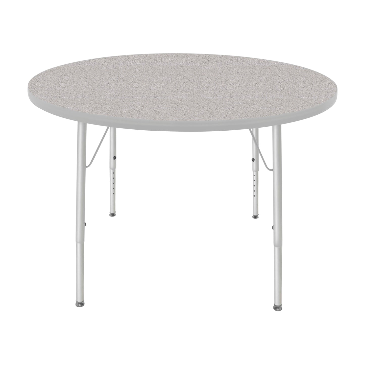 Mahar Creative Colors Round Activity Table Preschool Height Adjustable Legs 42"Dia x 17" - 25"H (MHR-42RNLO)