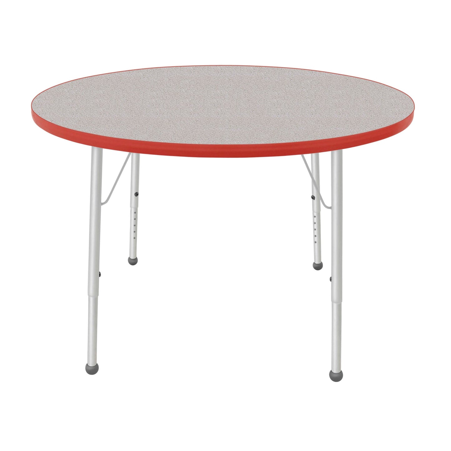 Mahar Creative Colors Round Activity Table Preschool Height Adjustable Legs 42"Dia x 17" - 25"H (MHR-42RNLO)