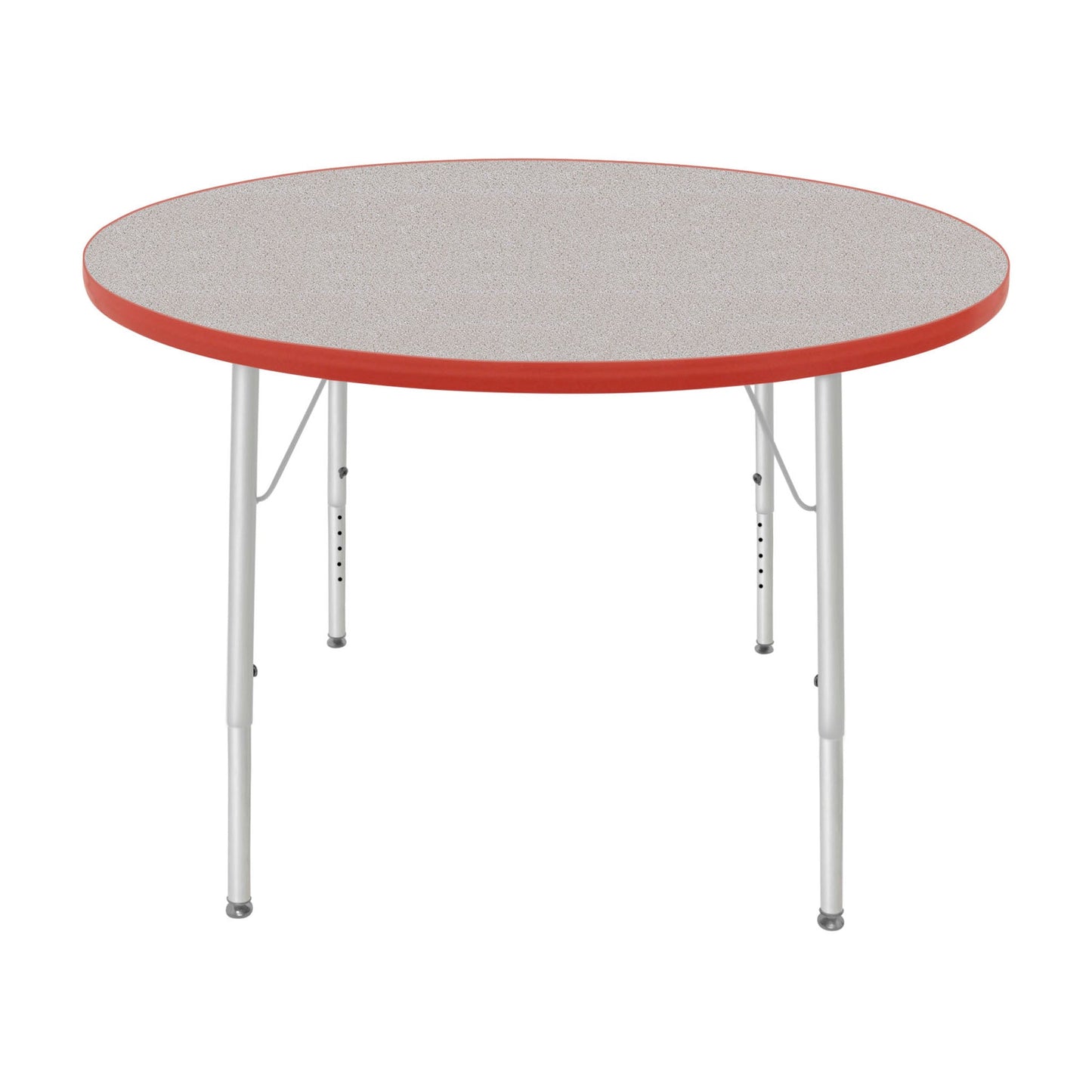 Mahar Creative Colors Round Activity Table Preschool Height Adjustable Legs 42"Dia x 17" - 25"H (MHR-42RNLO)