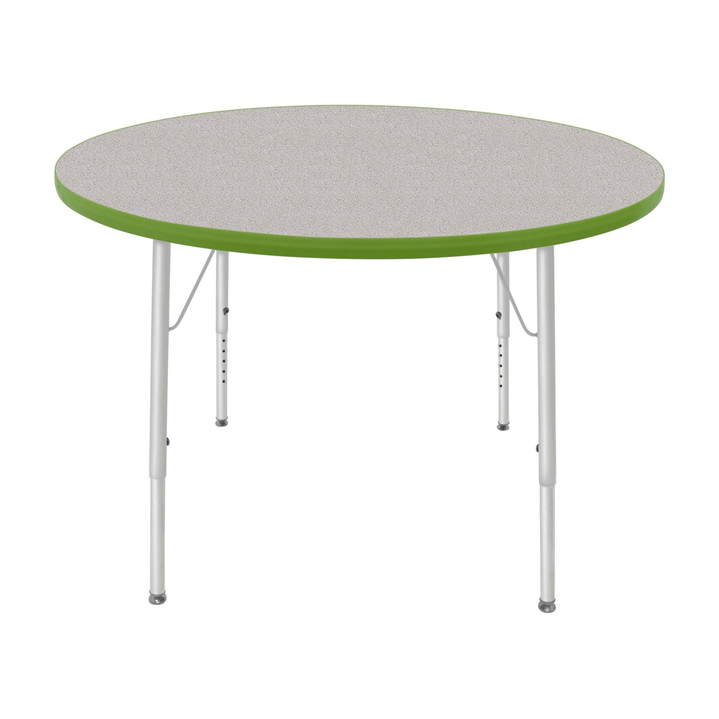 Mahar Creative Colors Round Activity Table Preschool Height Adjustable Legs 42"Dia x 17" - 25"H (MHR-42RNLO)