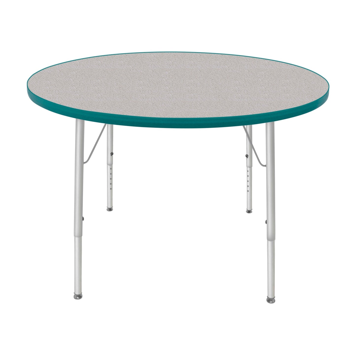 Mahar Creative Colors Round Activity Table Preschool Height Adjustable Legs 42"Dia x 17" - 25"H (MHR-42RNLO)