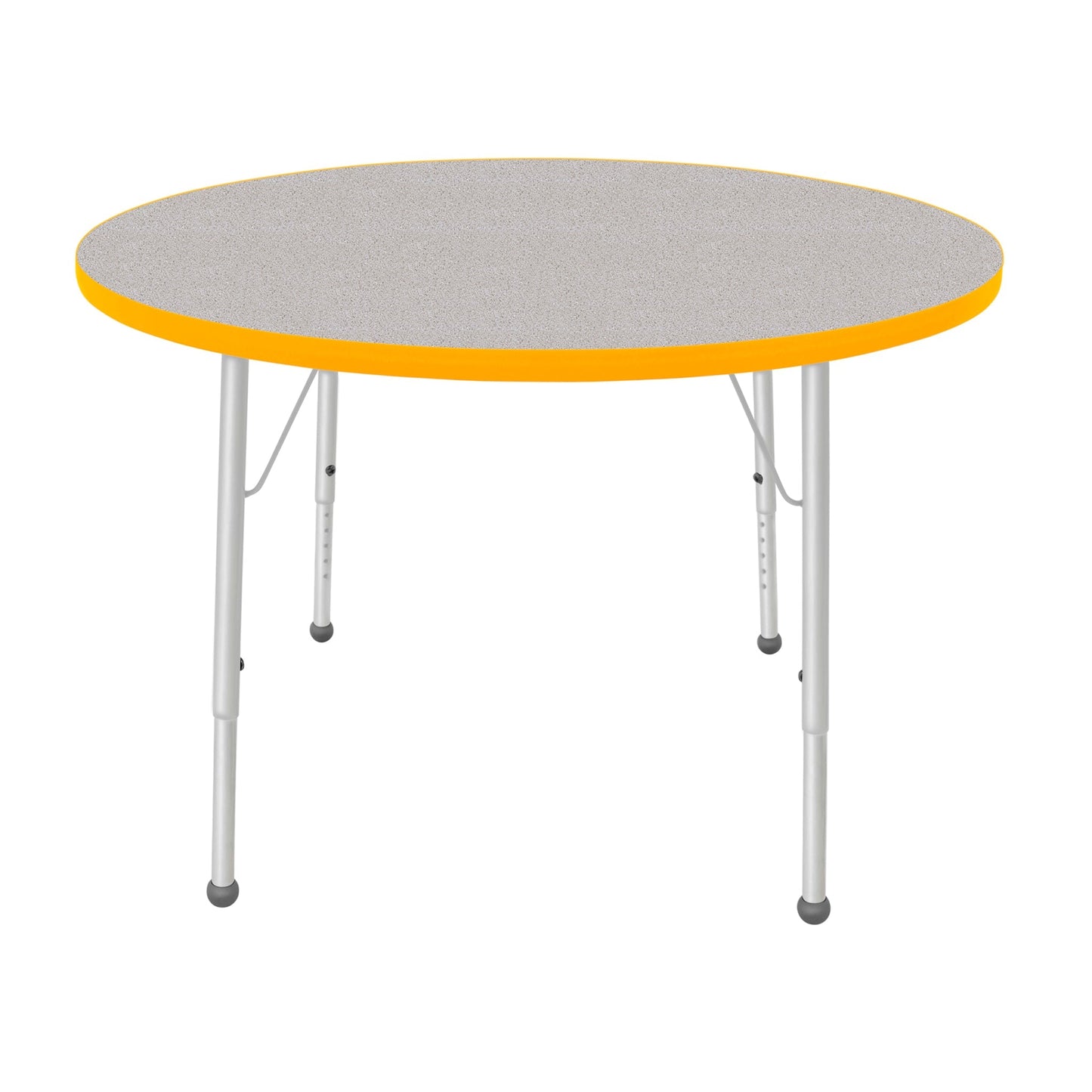 Mahar Creative Colors Round Activity Table Preschool Height Adjustable Legs 42"Dia x 17" - 25"H (MHR-42RNLO)