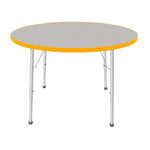 Mahar Creative Colors Round Activity Table Preschool Height Adjustable Legs 42