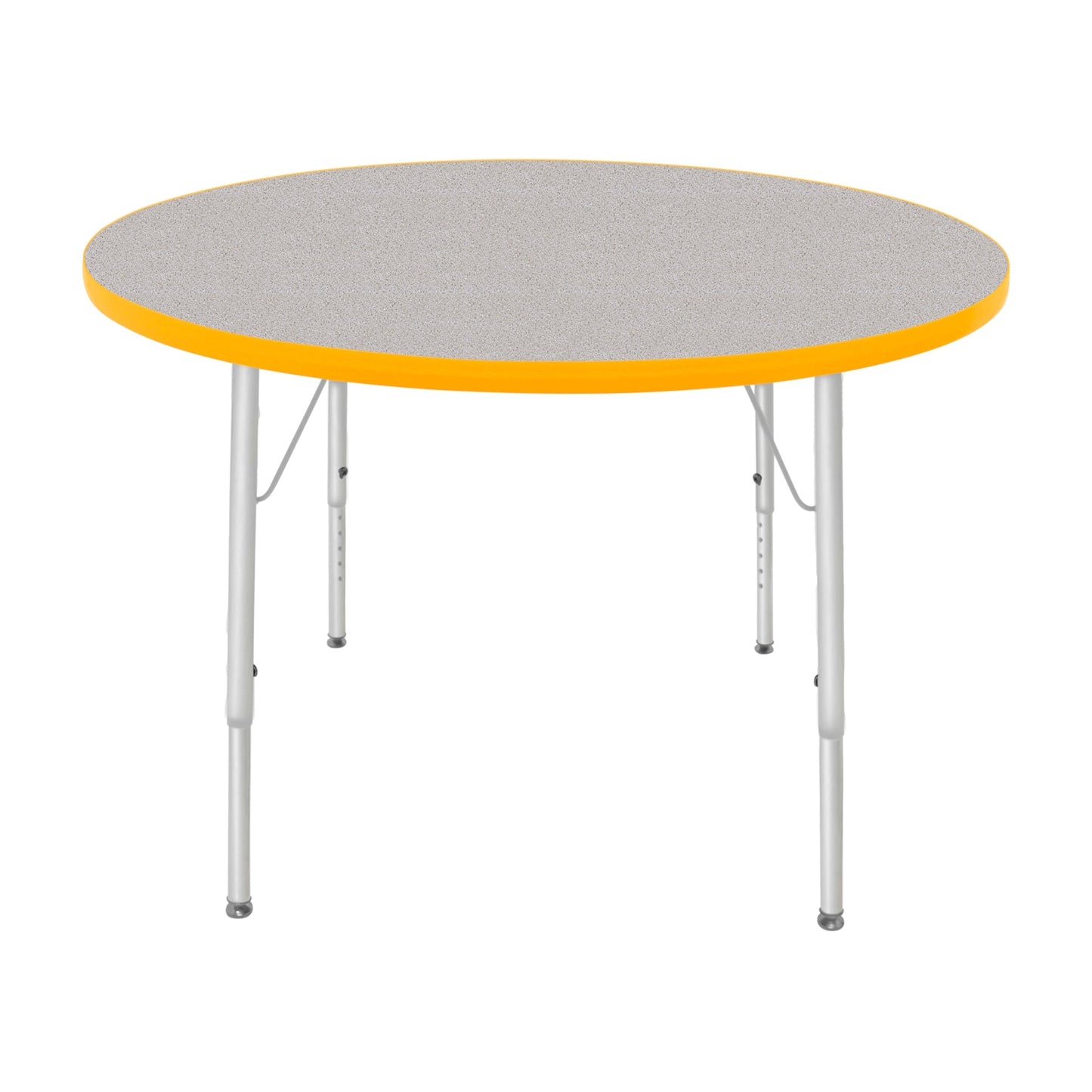 Mahar Creative Colors Round Activity Table Preschool Height Adjustable Legs 42"Dia x 17" - 25"H (MHR-42RNLO)
