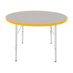 Mahar Creative Colors Round Activity Table Preschool Height Adjustable Legs 42