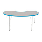 Mahar Creative Colors Kidney Activity Table Preschool Height Adjustable Legs 72