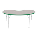 Mahar Creative Colors Kidney Activity Table Preschool Height Adjustable Legs 72