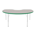 Mahar Creative Colors Kidney Activity Table Preschool Height Adjustable Legs 72