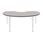 Mahar Creative Colors Kidney Activity Table Preschool Height Adjustable Legs 72