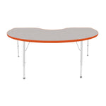 Mahar Creative Colors Kidney Activity Table Preschool Height Adjustable Legs 72