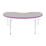 Mahar Creative Colors Kidney Activity Table Preschool Height Adjustable Legs 72
