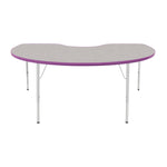 Mahar Creative Colors Kidney Activity Table Preschool Height Adjustable Legs 72
