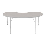 Mahar Creative Colors Kidney Activity Table Preschool Height Adjustable Legs 72