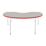 Mahar Creative Colors Kidney Activity Table Preschool Height Adjustable Legs 72