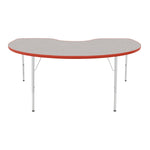 Mahar Creative Colors Kidney Activity Table Preschool Height Adjustable Legs 72