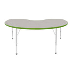 Mahar Creative Colors Kidney Activity Table Preschool Height Adjustable Legs 72