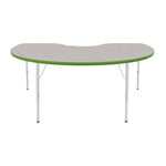 Mahar Creative Colors Kidney Activity Table Preschool Height Adjustable Legs 72