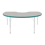 Mahar Creative Colors Kidney Activity Table Preschool Height Adjustable Legs 72