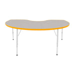Mahar Creative Colors Kidney Activity Table Preschool Height Adjustable Legs 72