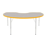 Mahar Creative Colors Kidney Activity Table Preschool Height Adjustable Legs 72