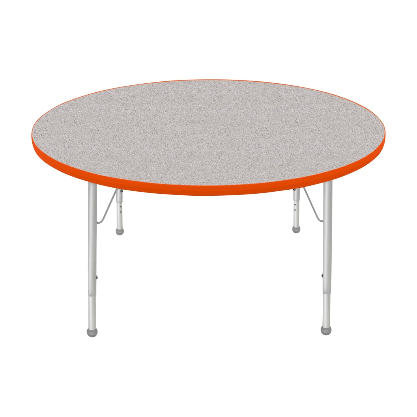 Mahar Creative Colors Round Activity Table Preschool Height Adjustable Legs 48"Dia x 17" - 25"H (MHR-48RNLO)