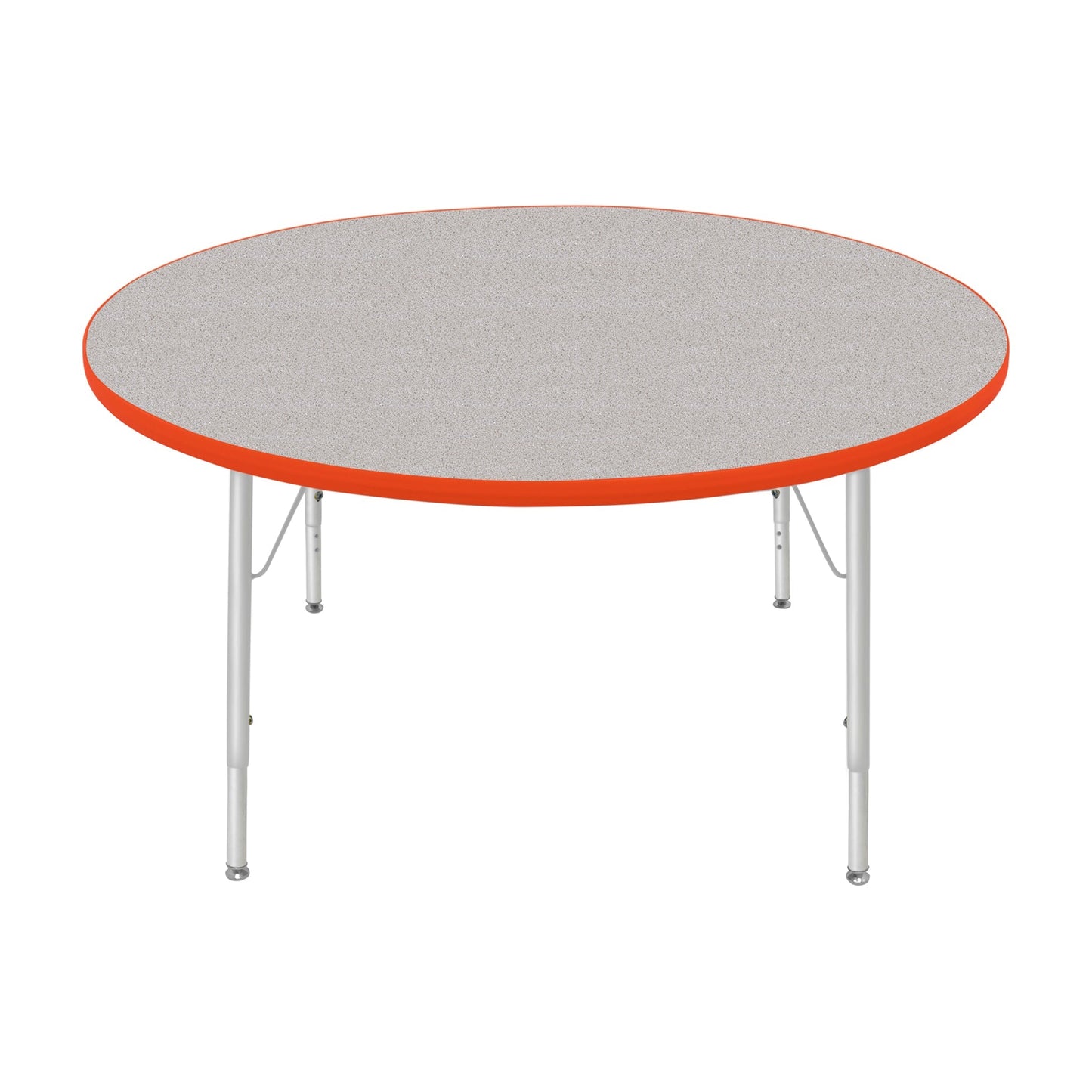 Mahar Creative Colors Round Activity Table Preschool Height Adjustable Legs 48"Dia x 17" - 25"H (MHR-48RNLO)
